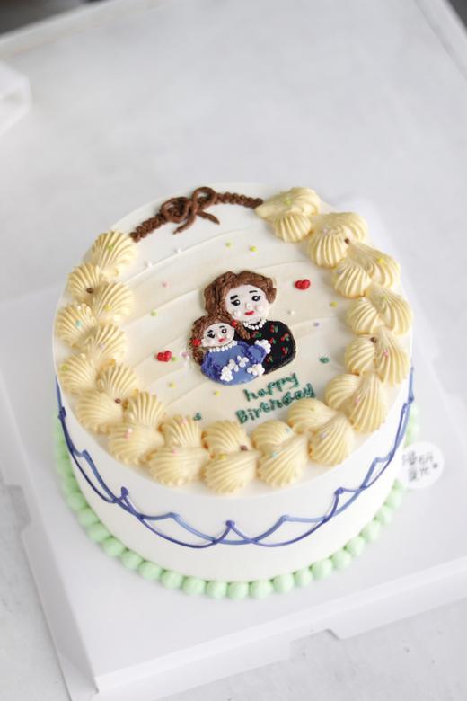 【生日蛋糕】人物手绘款 商品图0