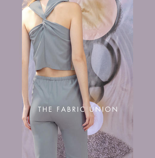 THE FABRIC UNION背部扭结马甲休闲微喇叭裤 商品图3
