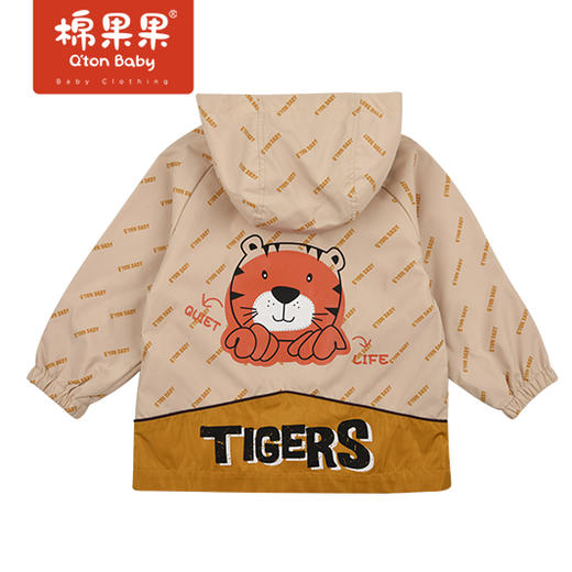 商场同款棉果果春季男童印花连帽风衣M112100322071 商品图2