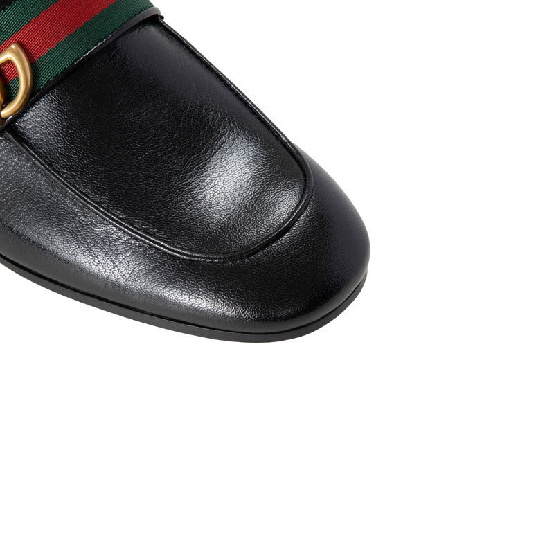 gucci 古驰 男士双g黑色牛皮商务休闲皮鞋