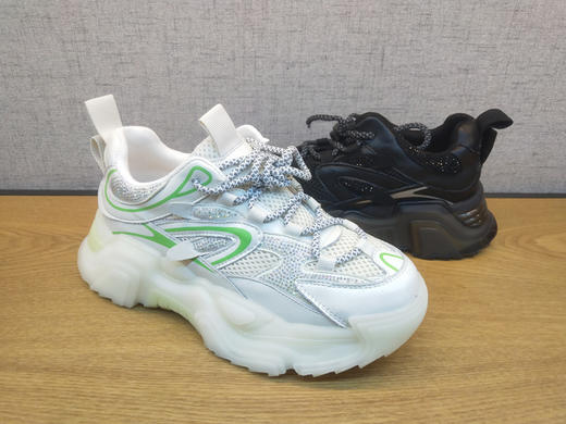 2021秋季新款豪行舒适休闲女鞋21351315时尚厚底松糕鞋单青春运动 商品图5