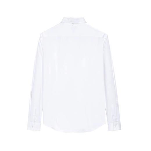 太平鸟男装 白色衬衫男商务休闲长袖衬衣B1CAB4231 商品图1