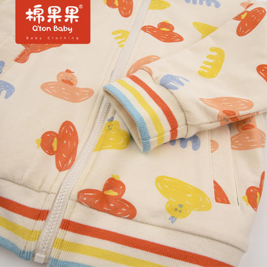 商场同款棉果果春季女童挂里立领针织外套M122181222110 商品图2