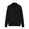 太平鸟男装 冬季黑色韩版修身高领毛衣B1EGB4447 商品缩略图0