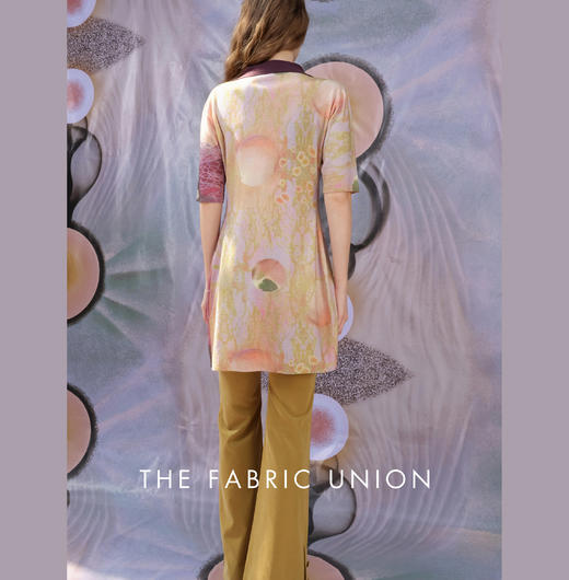 THE FABRIC UNION大翻领羊毛外套休闲微喇叭裤 商品图3