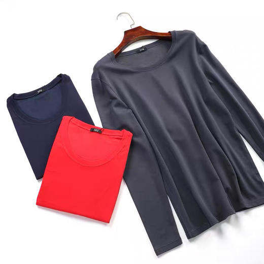 6F IVU秋冬莫代尔薄款修身打底衣男士暖衣上装 商品图2