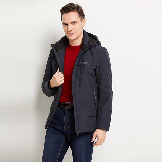 YvesFigarau伊夫·费嘉罗冬季厚款商务休闲保暖连帽羽绒服924277 商品图3