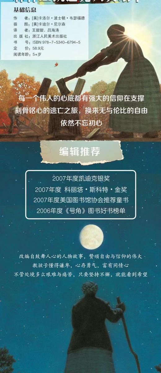 摩西：哈莉特.塔布曼的逃亡与拯救 商品图1