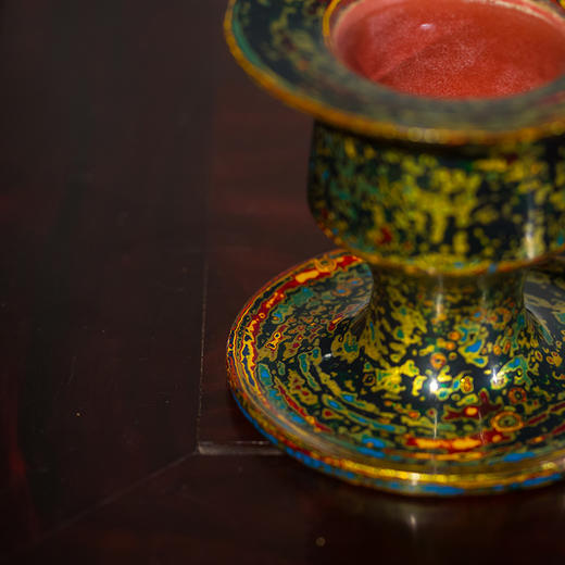 清 仿犀皮漆釉行炉 商品图2