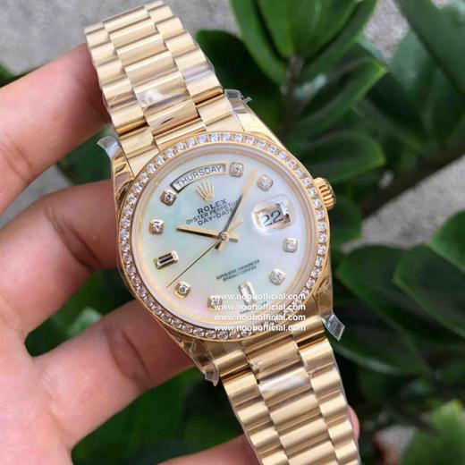 NOOB新款表盘6字位LOGO小皇冠36mm劳力士星期日历型系列m128238自动机械性别中性 商品图2