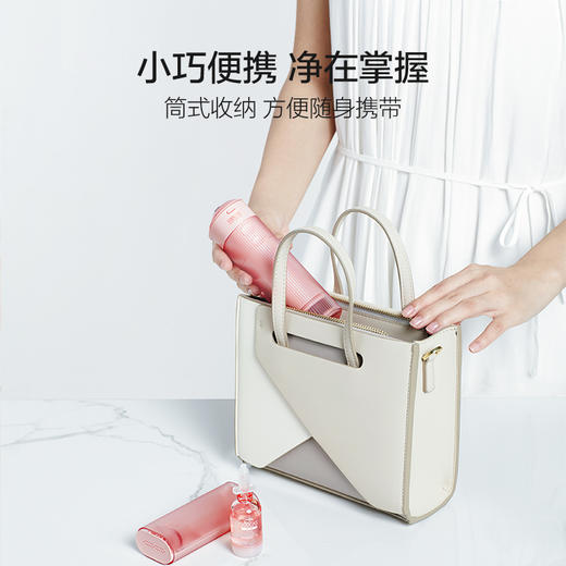 素士便携抽拉式冲牙器W1 樱花粉 商品图4