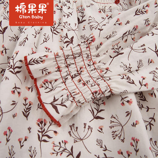 商场同款棉果果春季女童莫代尔印花套头长袖衬衣M122150422106 商品图3