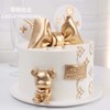 LV小熊  蝴蝶结翻糖女神蛋糕 商品缩略图0
