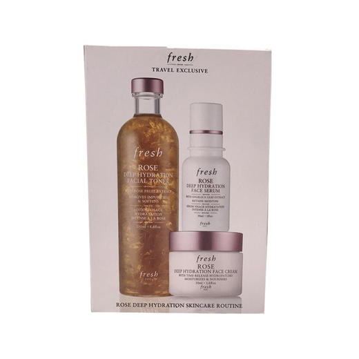 FRESH/馥蕾诗 玫瑰三件套（玫瑰花瓣水250ML，玫瑰精华30ML，玫瑰面霜50ML） 商品图2