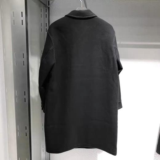 B2AAB4369太平鸟男装2021冬季新款时尚休闲商务宽松双面毛呢大衣 商品图3