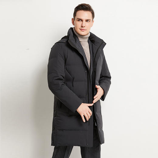 YvesFigarau伊夫·费嘉罗冬季厚款商务休闲保暖长款羽绒服924270 商品图2