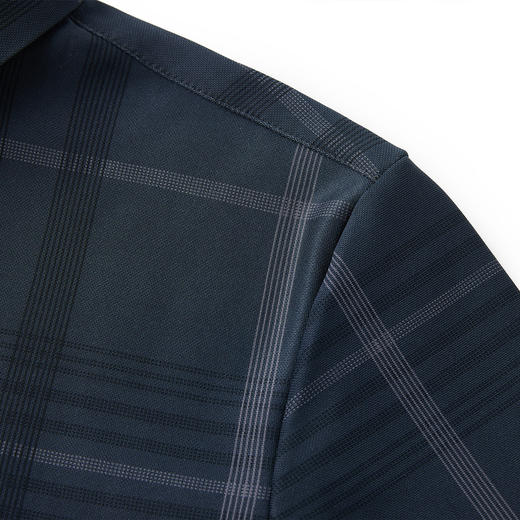 【加绒保暖】罗蒙秋冬男装保暖衬衫男长袖商务休闲格纹衬衣爸爸装衬衫 商品图9