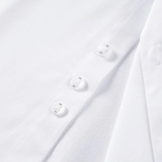 太平鸟男装 白色衬衫男商务休闲长袖衬衣B1CAB4231 商品图3