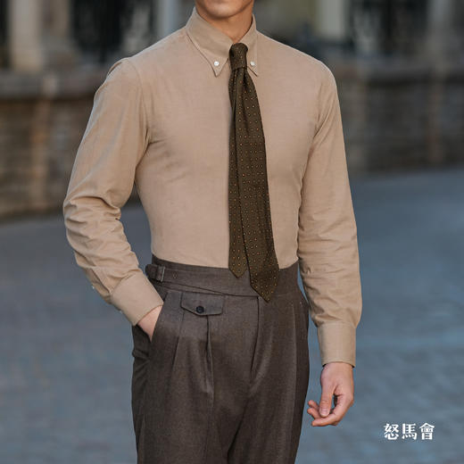 Flamenco Baby Corduroy 婴肌绒埃及棉意式工艺衬衫 商品图1