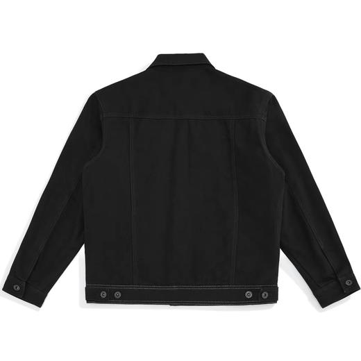 太平鸟男装 工装外套潮流黑色牛仔夹克男B1BJB4202 商品图1
