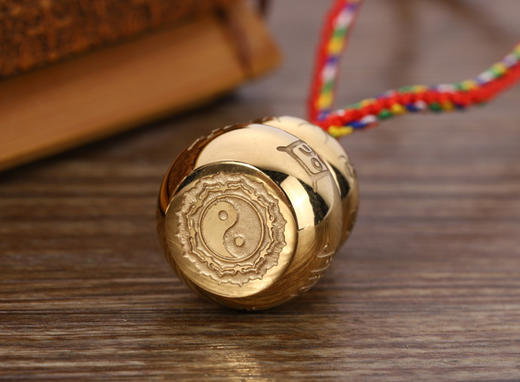 九字真言钛钢葫芦吊坠 商品图4