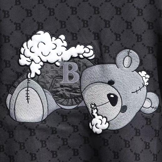 PEACEBIRD太平鸟男装2021冬季新款小熊休闲卫衣B1BFB4219 商品图3