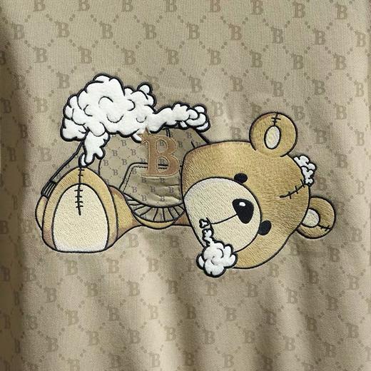 PEACEBIRD太平鸟男装2021冬季新款小熊卫衣B1BFB4218 商品图4