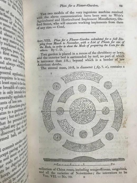 1831年 园丁杂志 近百幅版画插图 真皮精装大32开 商品图7