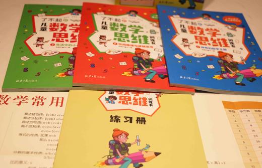了不起的儿童数学思维训练（全3册）赠  数学练习册+公式定理挂图 6岁+ 开发数学潜能 锻炼数学思维 商品图2