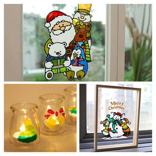 特价来袭 韩国进口 AMOS 儿童免烤玻璃胶画颜料 DIY  79元任选2款   六一礼物必选 商品图1