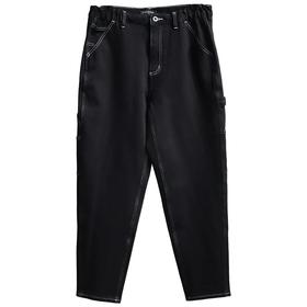 PEACEBIRD/太平鸟男装2021冬新款牛仔长裤B2HAB4E32