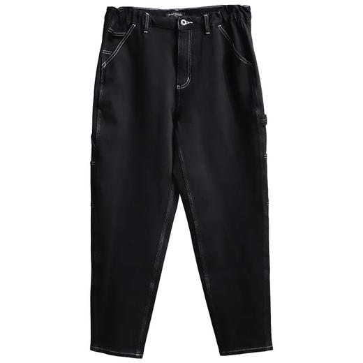 PEACEBIRD/太平鸟男装2021冬新款牛仔长裤B2HAB4E32 商品图0