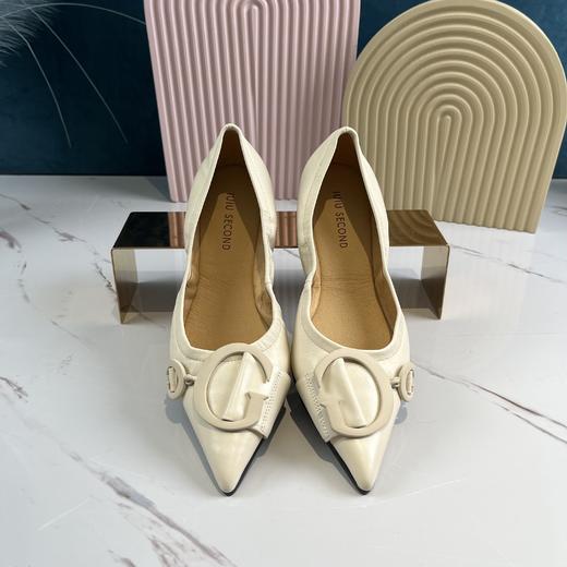 IUIU SECOND 春夏舒软套包单鞋尖头平底浅口单鞋 商品图4