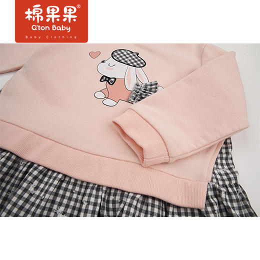 商场同款棉果果春季女童圆领套头卫衣M122180222130 商品图4