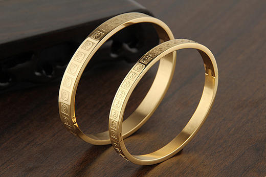 太极图钛钢手环 商品图3