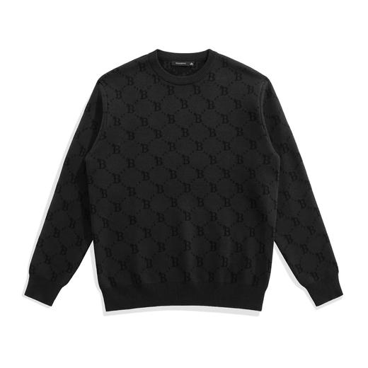 太平鸟男装 2021秋新款简约宽松毛套衫男B1EBB4324 商品图0