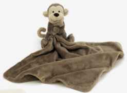 Jellycat 害羞猴子安抚巾