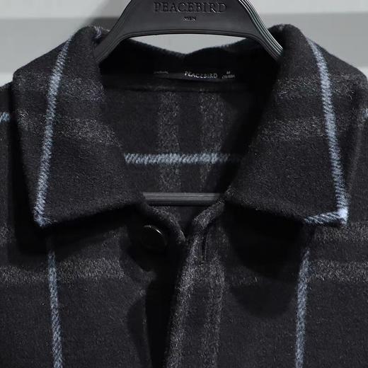 太平鸟男装2021冬新款时尚休闲格纹外穿式衬衫B2CHB4269 商品图2