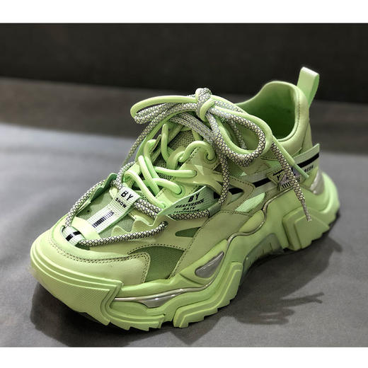 IUIU SECOND 春夏彩色休闲老爹鞋透气网纱运动鞋 商品图1