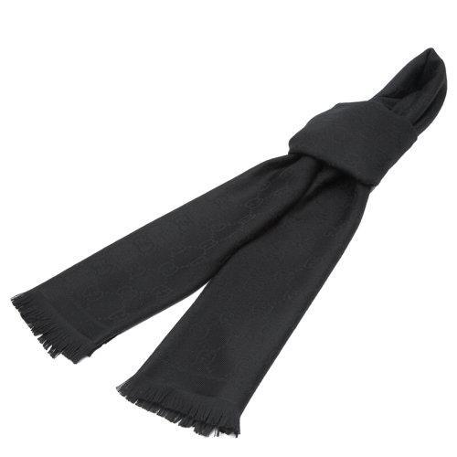 GUCCI/古驰 GUCCI围巾 羊毛双G图案提花中长款流苏边女士围巾 133483 3G200 商品图1