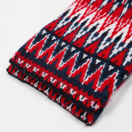 羊绒世家圣诞系列秋冬新品女士100%山羊绒围巾长款加厚保暖围脖 商品图3