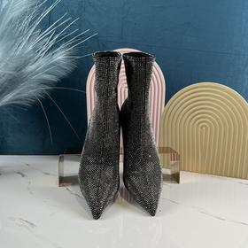 IUIU SECOND 秋冬时尚水钻尖头细跟高跟鞋