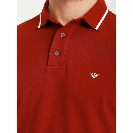 EMPORIO ARMANI 阿玛尼 男士短袖T恤 红色 6K1F73 1JPTZ 0351 商品图2