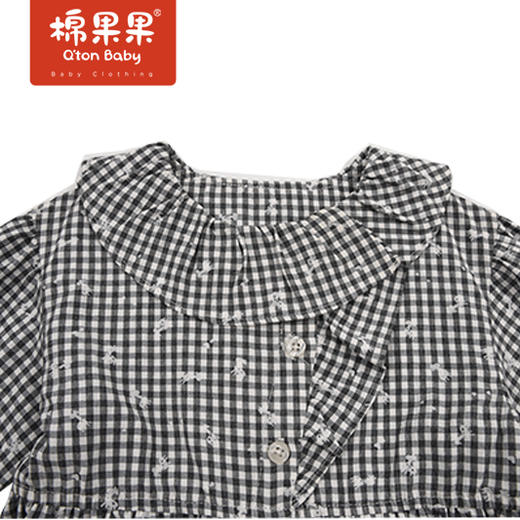 商场同款棉果果春季女童格布连衣裙M122211222139 商品图3
