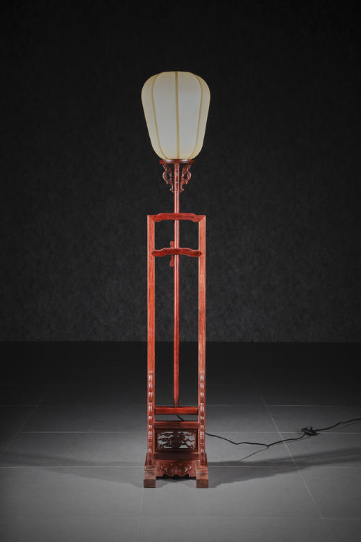 红桥红  家具严选  小叶紫檀（檀香紫檀）  【嘉木堂升降式 宫灯】 商品图1