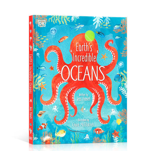 英文原版进口Earth's Incredible Oceans地球上令人难以置信的海洋 DK出版儿童百科绘本图画书 自然教育读物地球上不可思议的海洋 商品图0