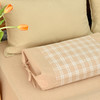 莫兰迪小格纹调节护颈枕 商品缩略图0