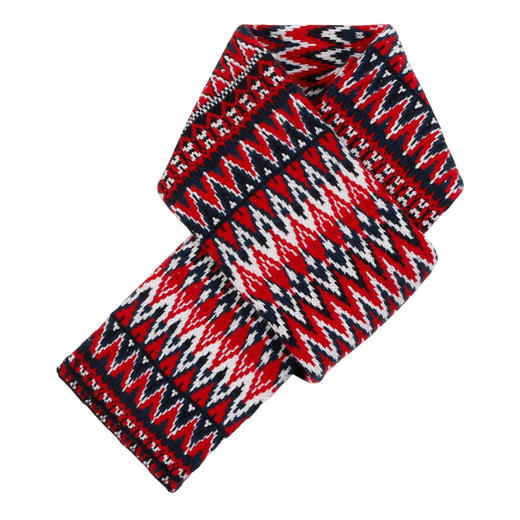 羊绒世家圣诞系列秋冬新品女士100%山羊绒围巾长款加厚保暖围脖 商品图5