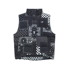 太平鸟男装 2021年冬季新款腰果花棉马甲男B2AGB4274