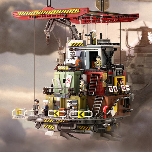 T 拼奇积木     81101    灵笼系列尘民区 商品图0